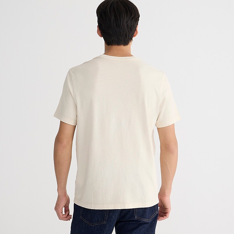 J.Crew Vintage-wash cotton T-shirt Natural Factory Outlet | 59DVEFGKC