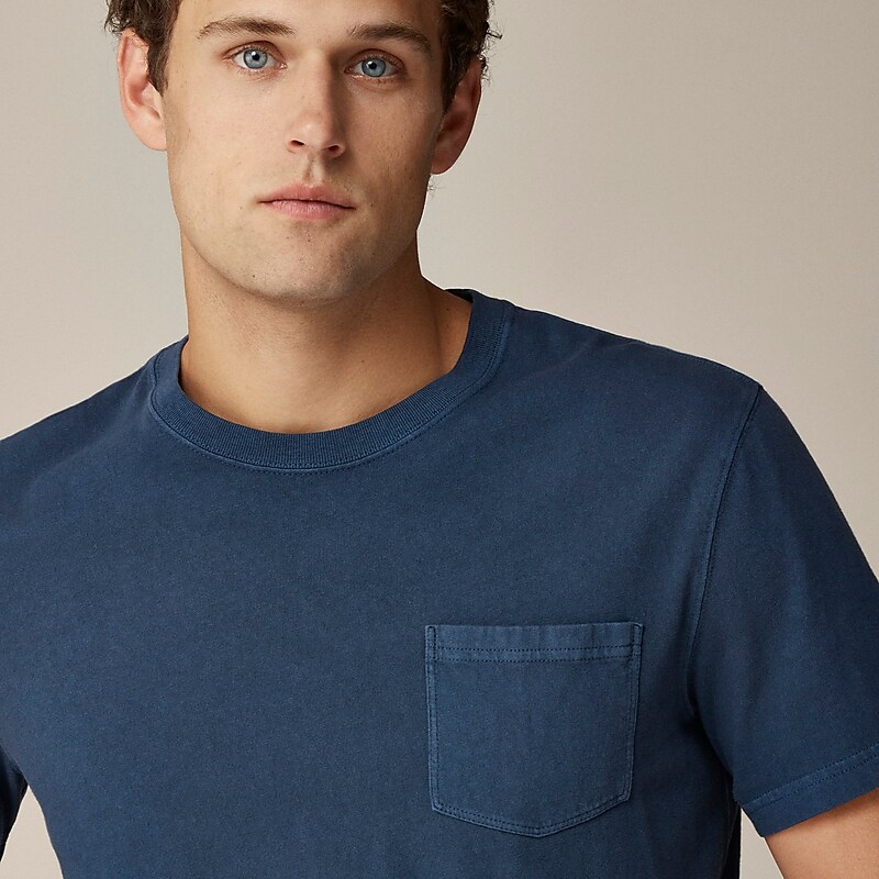 J.Crew Vintage-wash cotton T-shirt Navy Sale | 26BJLAHDK