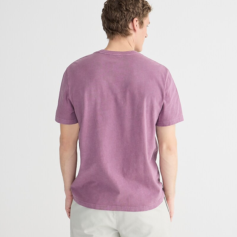 J.Crew Vintage-wash cotton T-shirt Washed Orchid Clearance | 34QORSICU