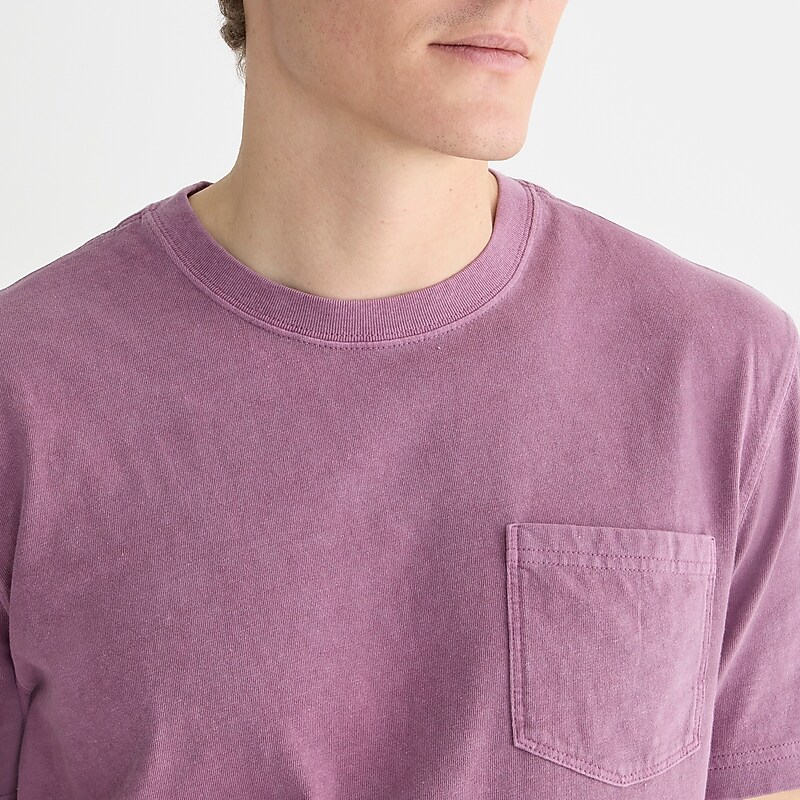 J.Crew Vintage-wash cotton T-shirt Washed Orchid Clearance | 34QORSICU