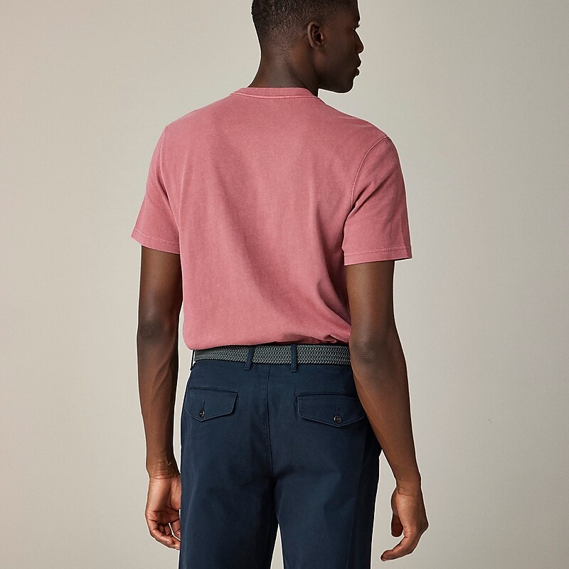 J.Crew Vintage-wash cotton graphic T-shirt Brick Ny Northport Grap Outlet | 90OIYTFZC
