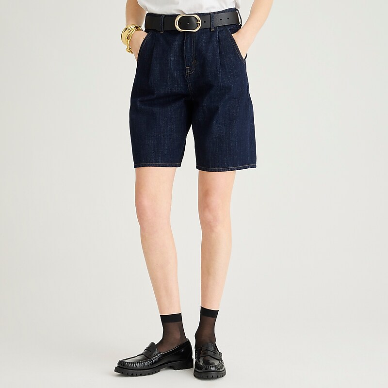 J.Crew Winona lug-sole penny loafers in suede Black Factory Promo | 61IJNPYDE