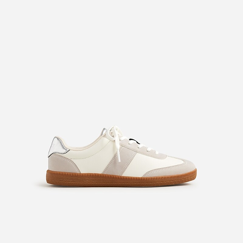 J.Crew field sneakers Ivory Metallic Multi Outlet Online | 74WLEPHSO