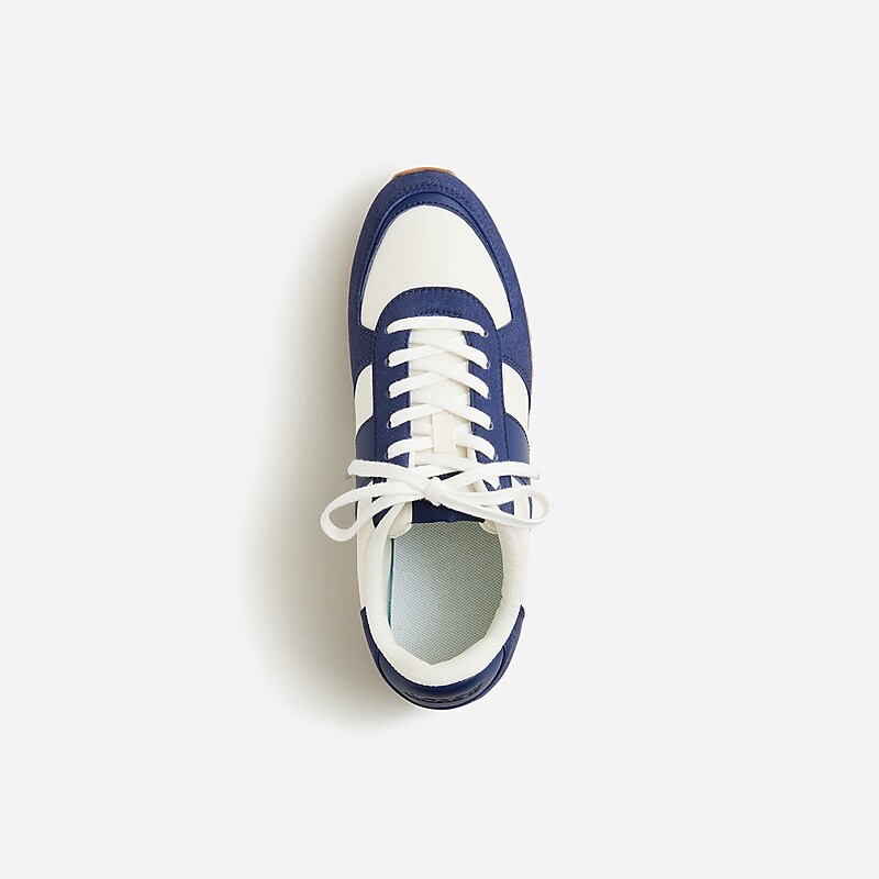 J.Crew trainers in metallic colorblock Dark Evening Factory Promo | 62DYQKFBJ
