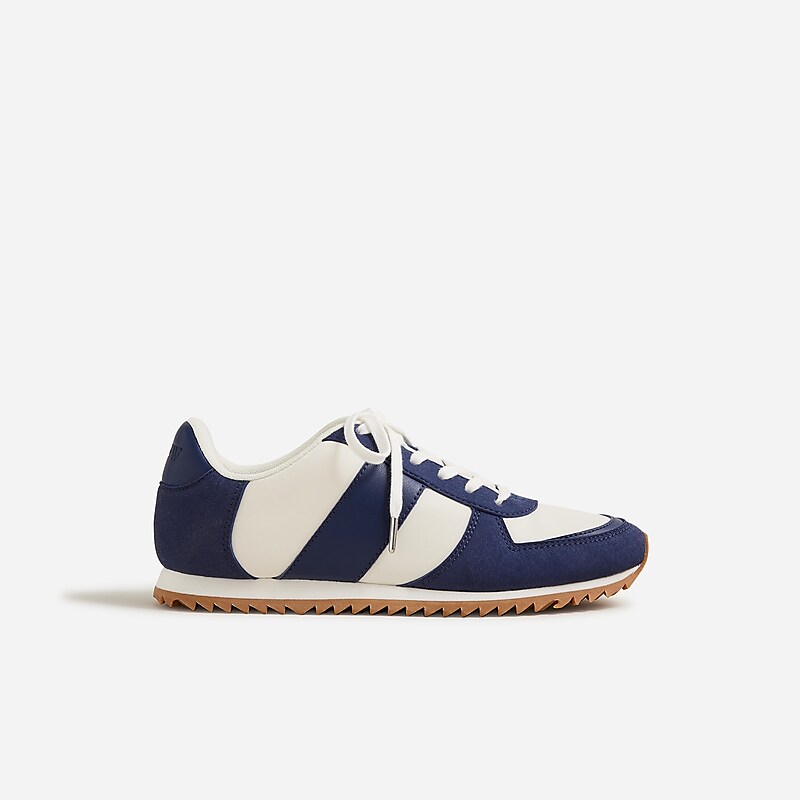 J.Crew trainers in metallic colorblock Dark Evening Factory Promo | 62DYQKFBJ