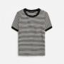 Jade Stripe Black Natur